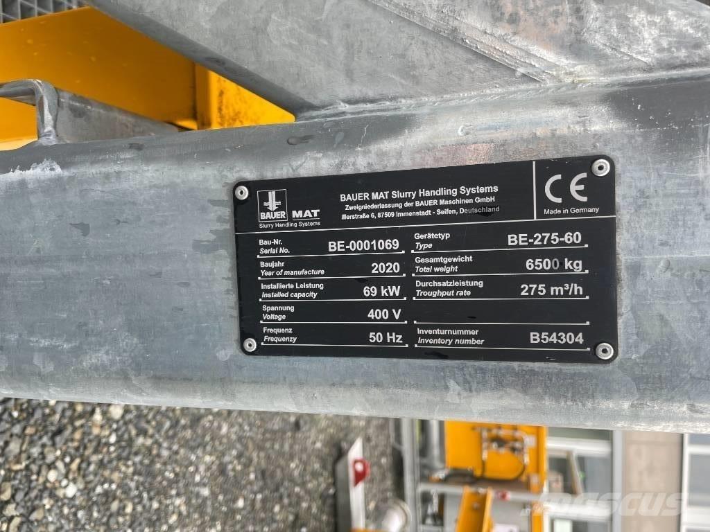 BAUER MAT BE 275-60 Construction - Autres