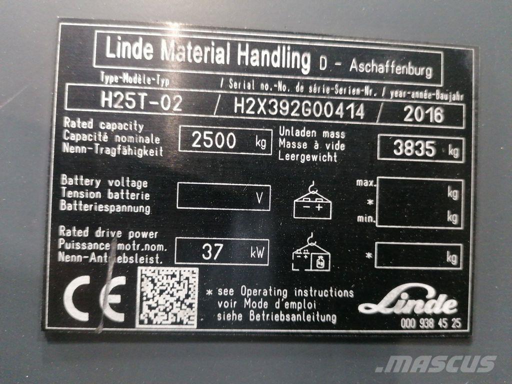 Linde H25T-02 Chariots GPL
