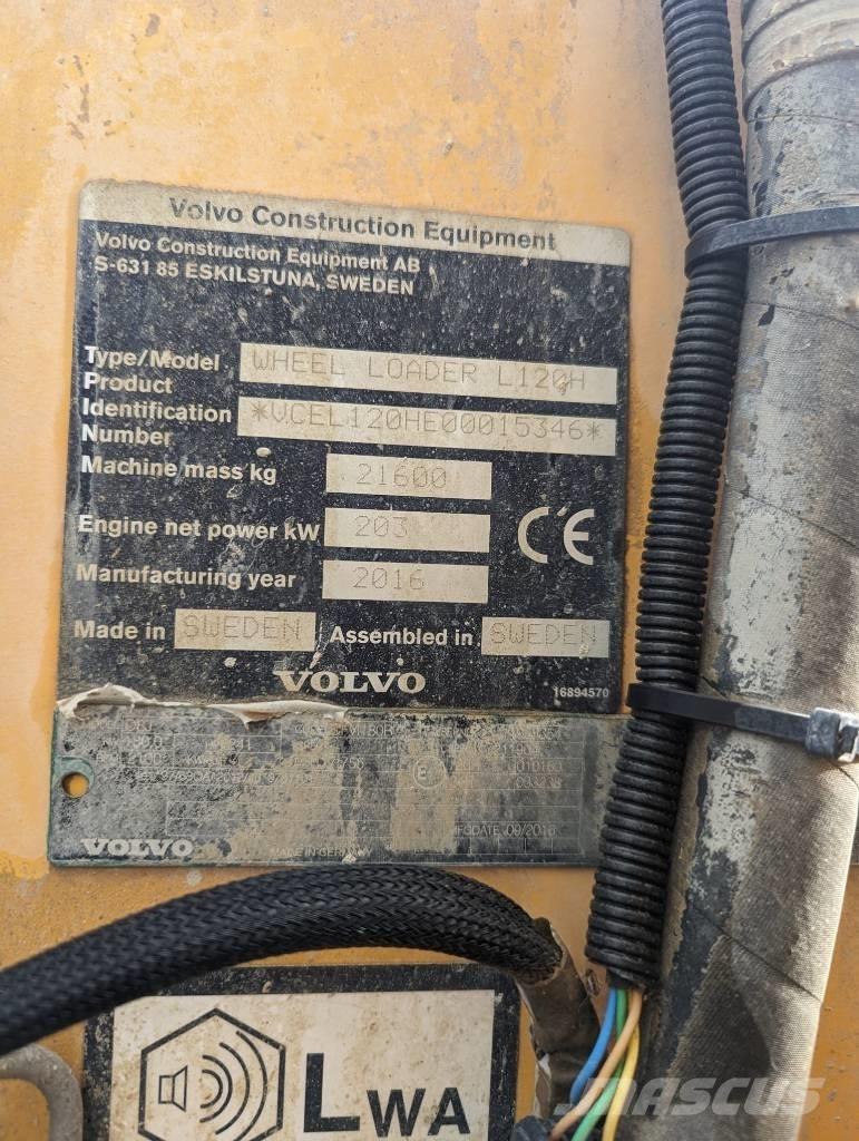 Volvo L 120 H Chargeuse sur pneus
