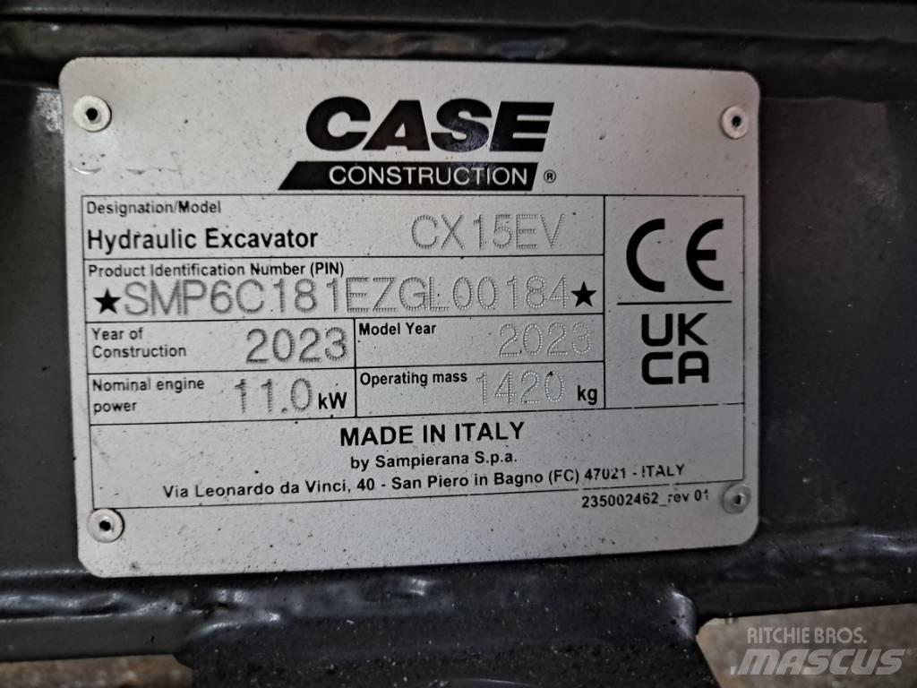 CASE CX15EV Mini pelle < 7t