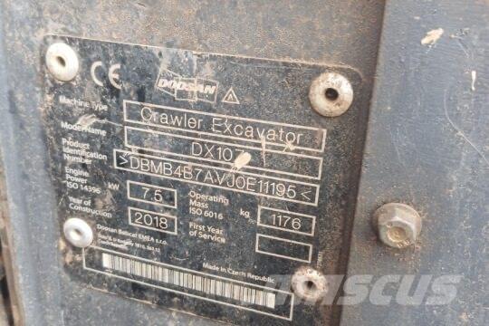 Develon DX 10 Z Mini pelle < 7t