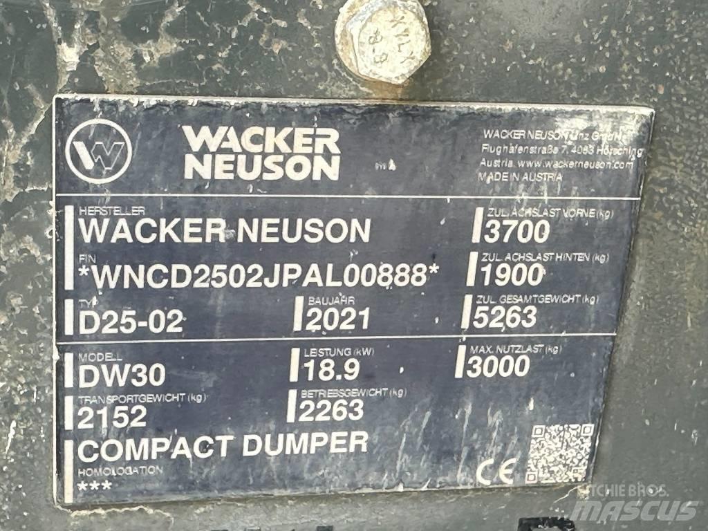 Wacker Neuson DW 30 Mini tombereau