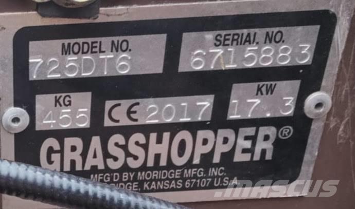 Grasshopper 725 DT 6 Tondeuses à rayon de braquage zéro