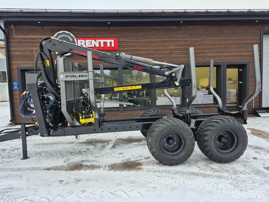 Palms 8D 3.67 Remorque forestière avec grue