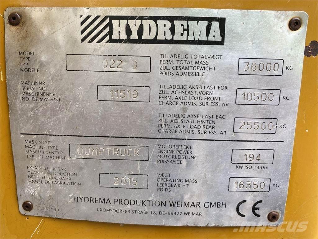 Hydrema 922D Mini tombereau