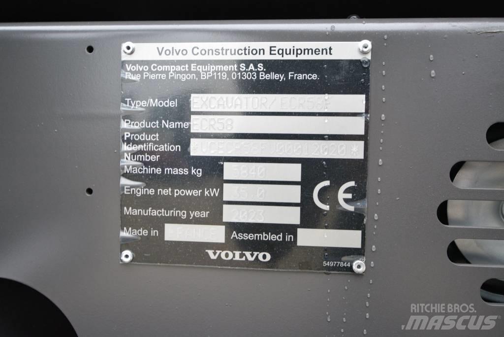 Volvo ECR 58 F Mini pelle < 7t