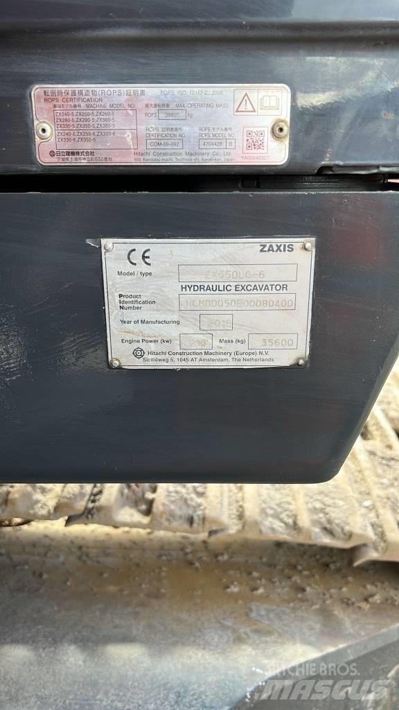 Hitachi ZX350-6 Pelle sur chenilles