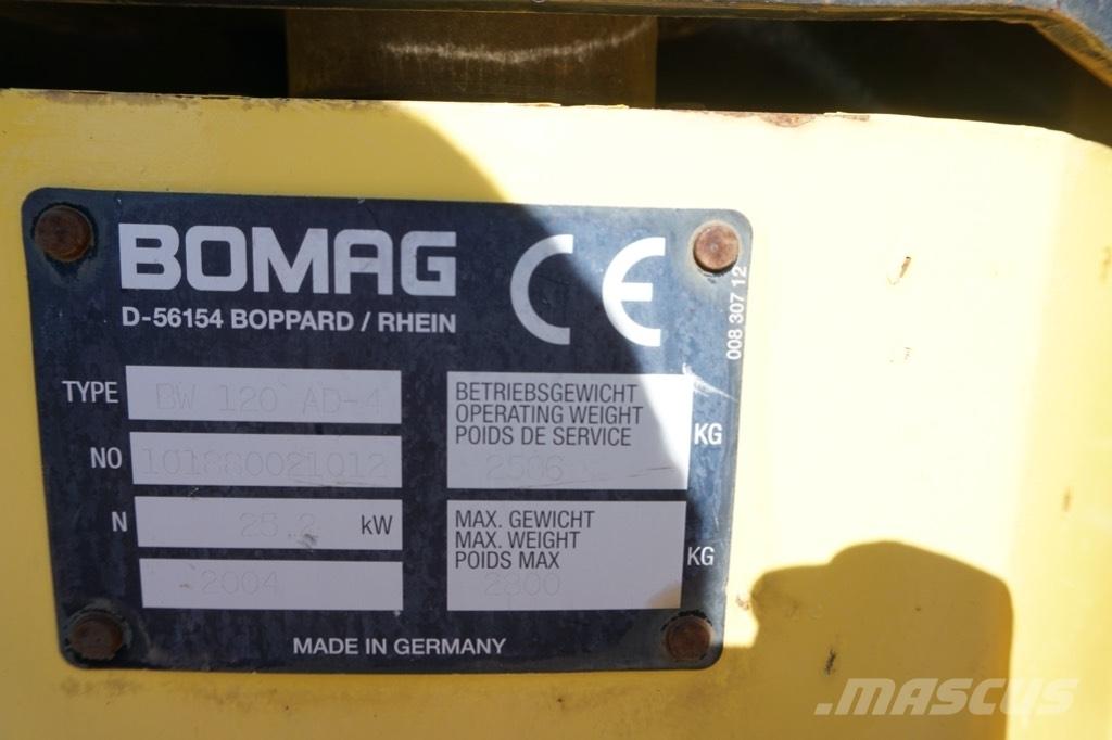 Bomag BW 120 AD-4 Rouleaux tandem