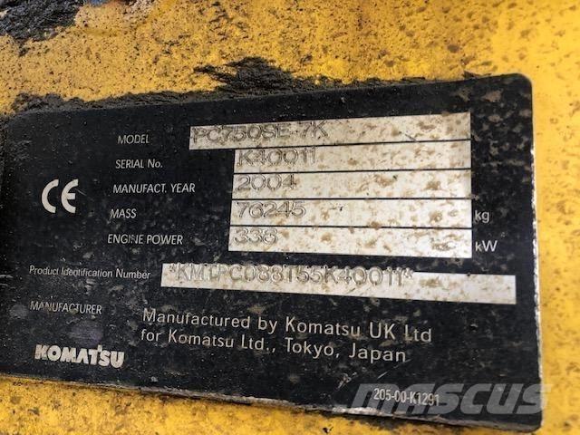 Komatsu PC 750 SE-7K Pelle sur chenilles