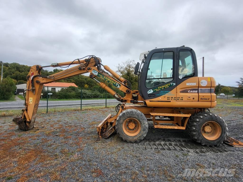 CASE WX 125 Pelle sur pneus