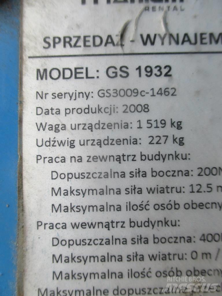 Genie GS 1932 Nacelle ciseaux