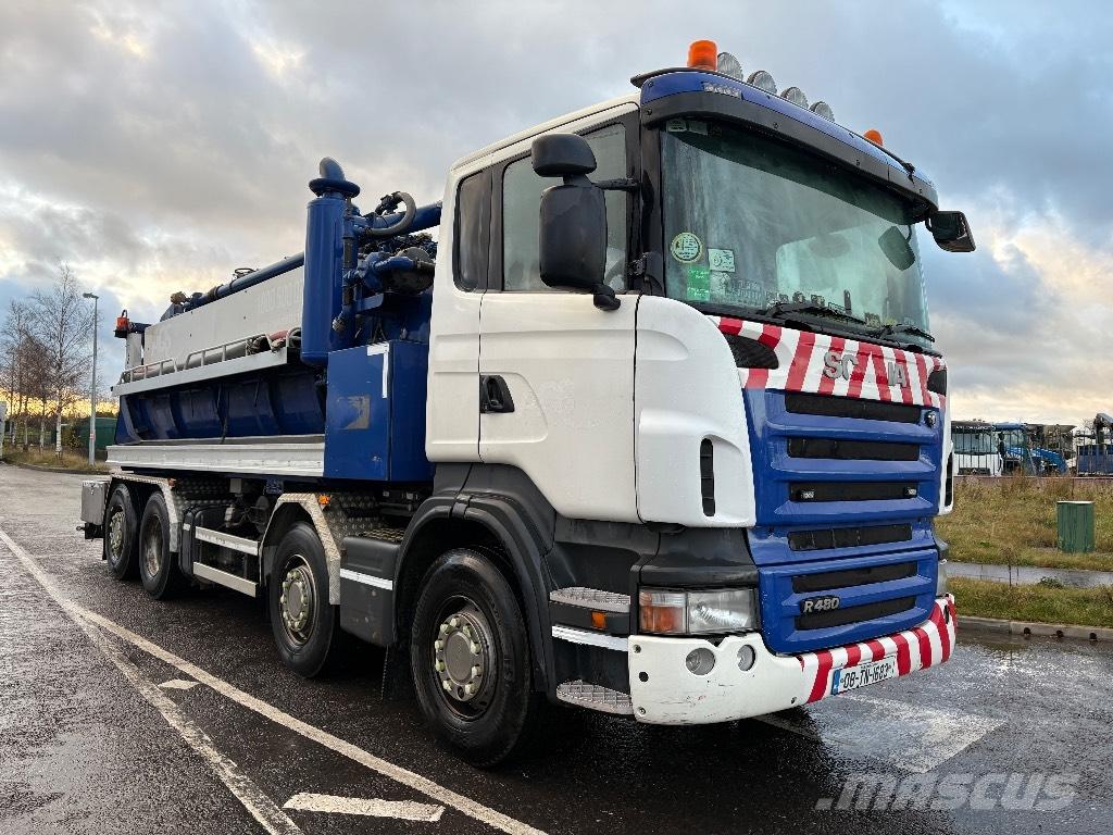 Scania R 480 Camion aspirateur, Hydrocureur