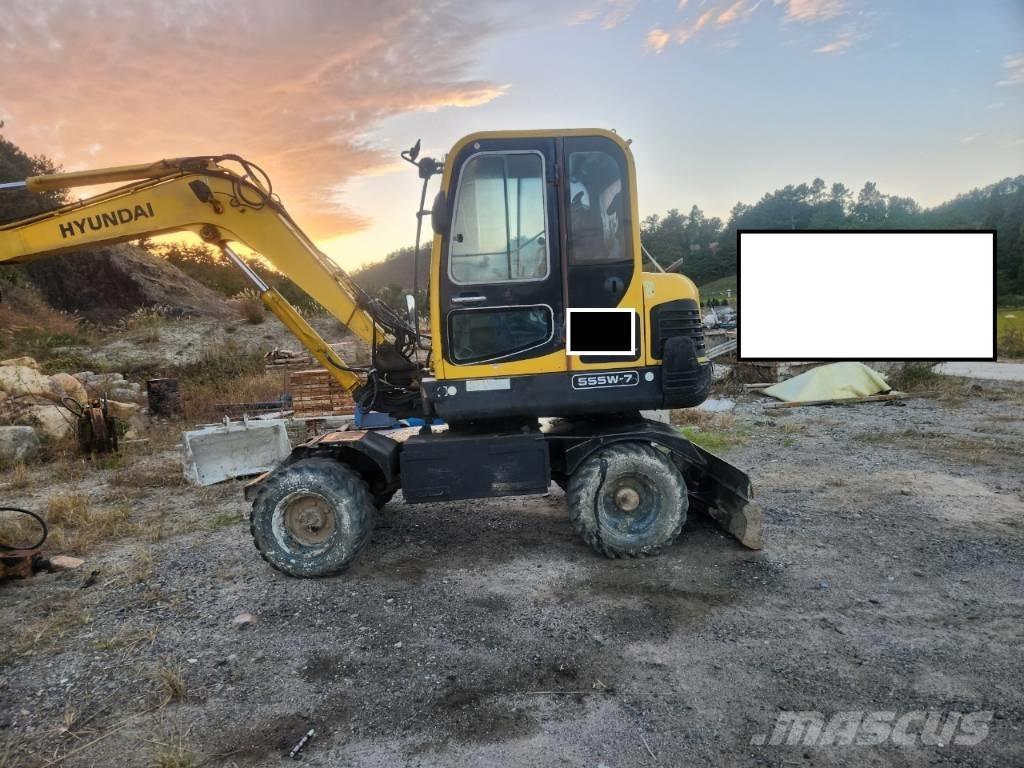 Hyundai Robex 55 W-7 Pelle sur pneus