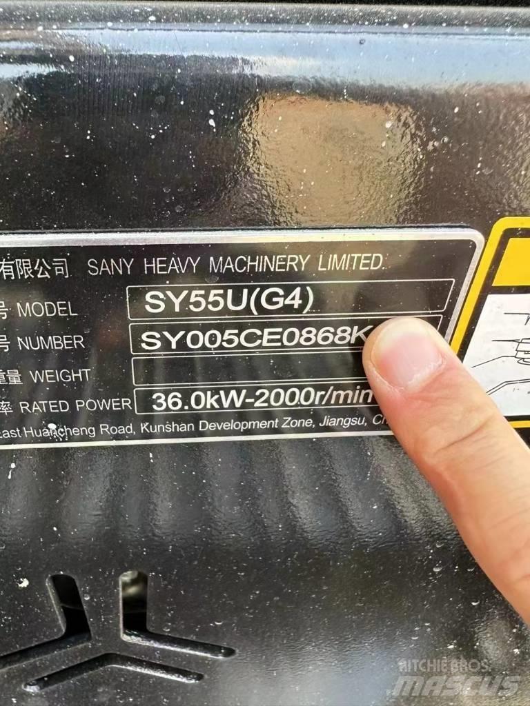 Sany SY 55 U Mini pelle < 7t
