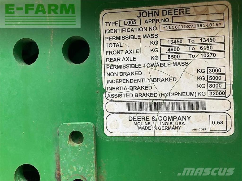 John Deere 6215r Tracteur