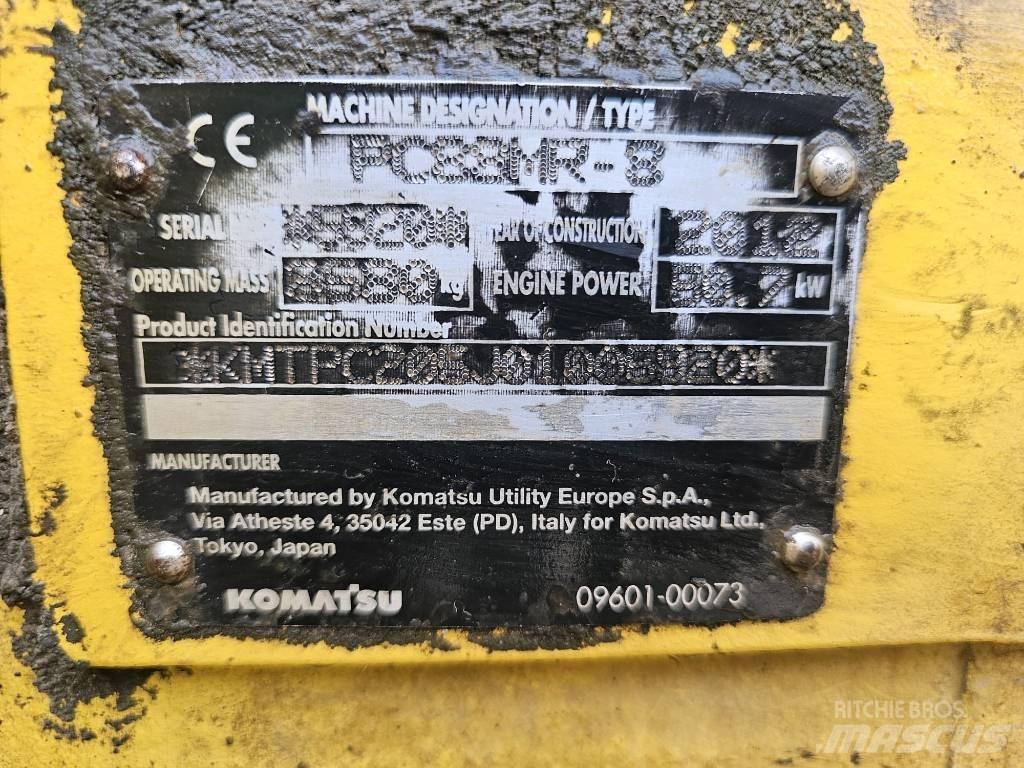 Komatsu PC 88 MR-8 Mini pelle 7t-12t