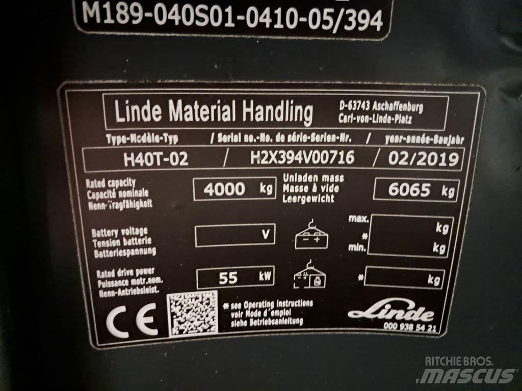 Linde H40T-02 Chariots GPL