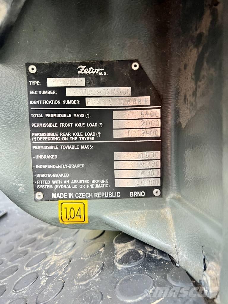Zetor 7441 PROXIMA Tracteur