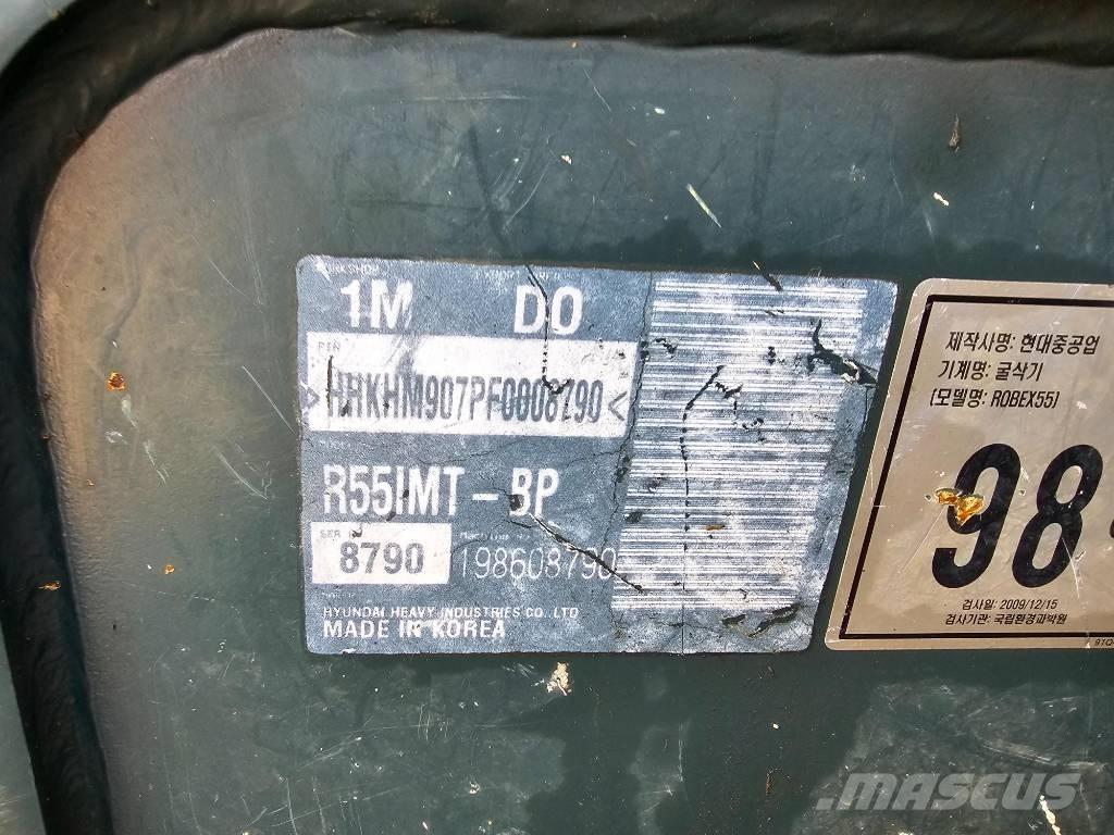 Hyundai Robex 55 Mini pelle < 7t