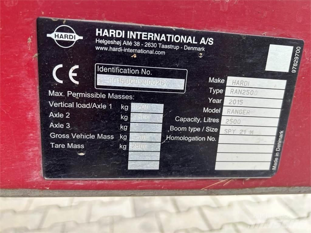 Hardi Ranger 2500 Pulvérisateurs traînés