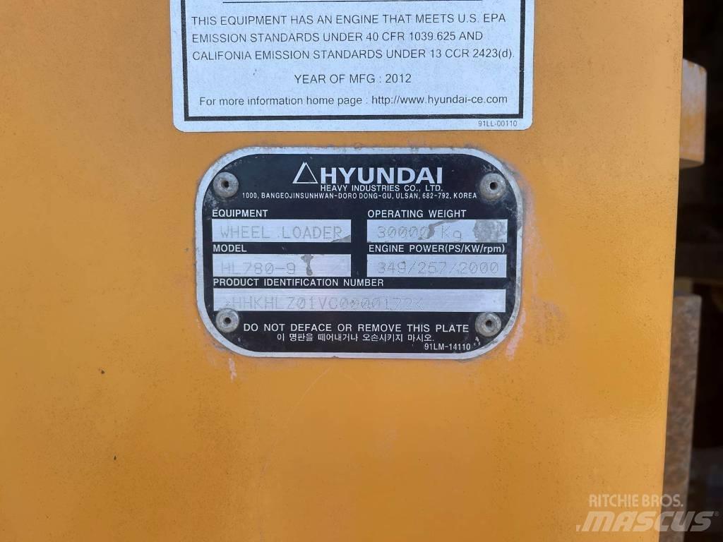 Hyundai HL 780-9 Chargeuse sur pneus