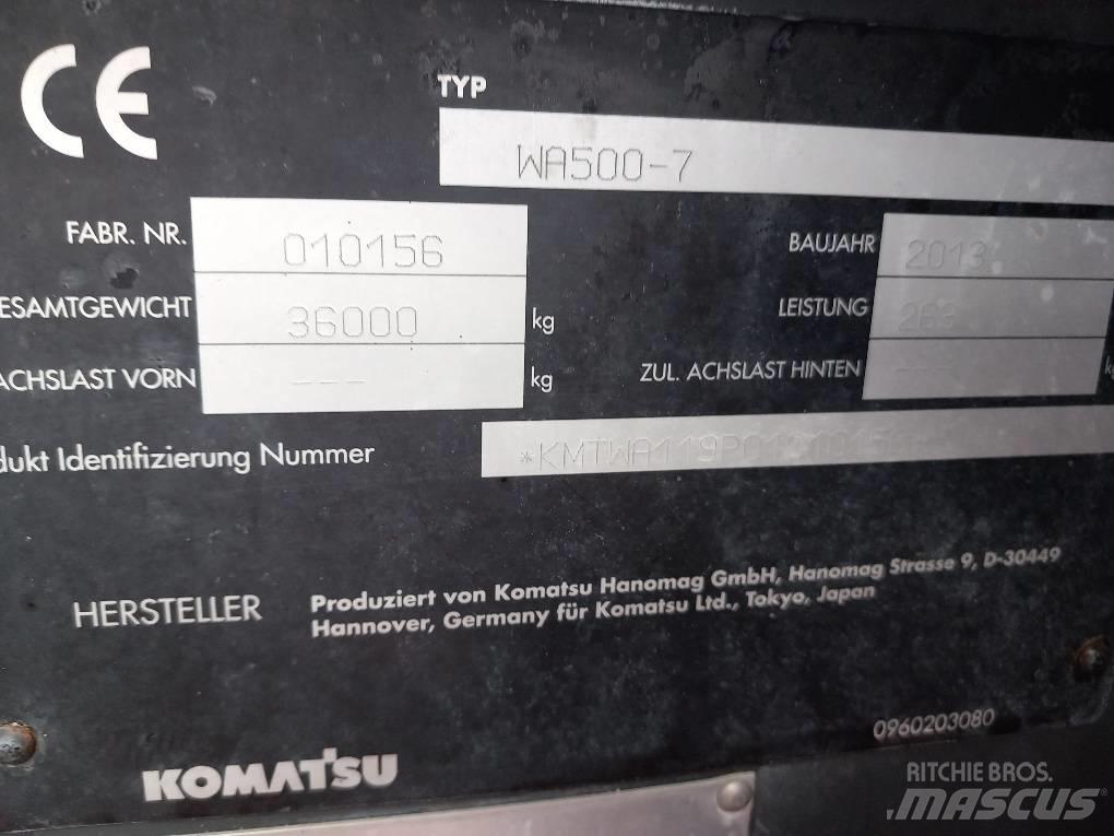 Komatsu WA500-7 Chargeuse sur pneus