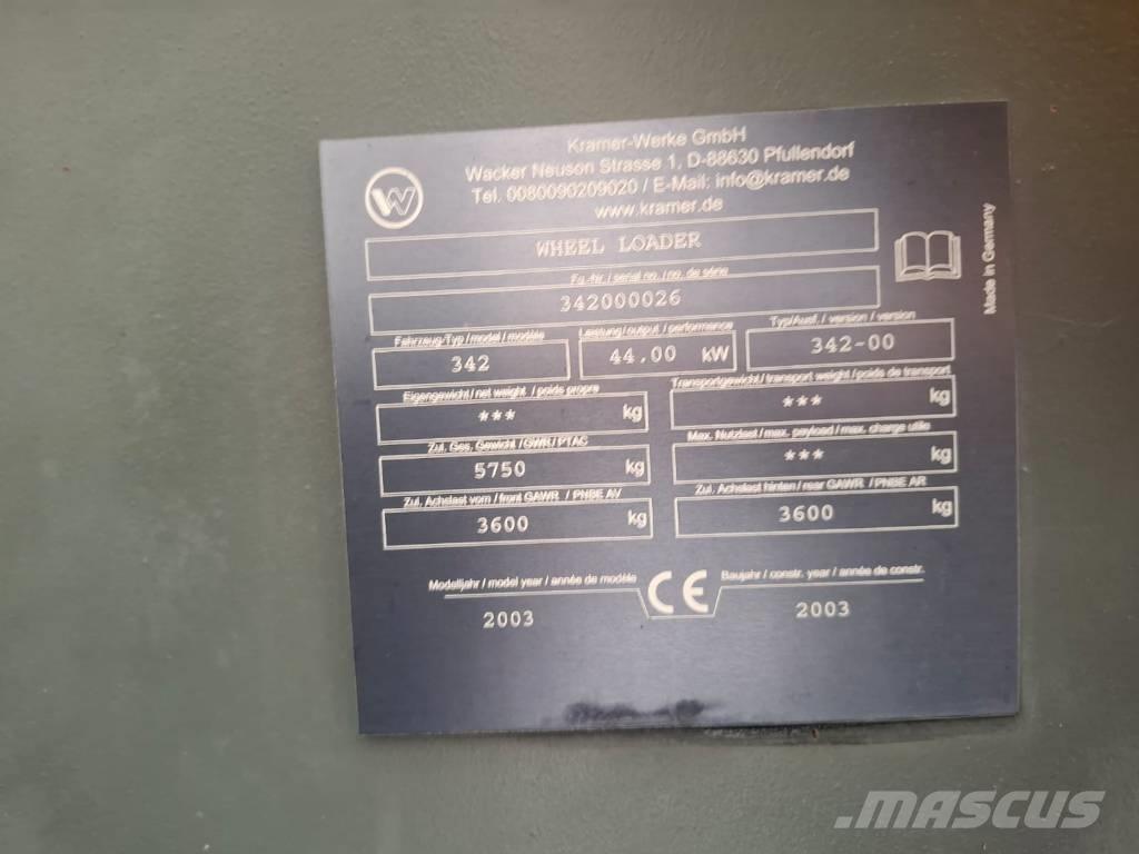 Kramer 380 Chargeuse sur pneus