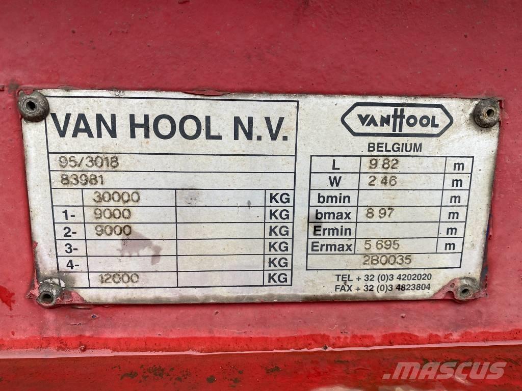 Van Hool W4757145090 Semi remorque fourgon