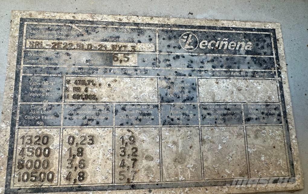 Lecinena SD220LD Benne semi remorque