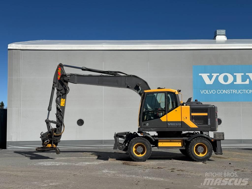Volvo EW 160 E Pelle sur pneus