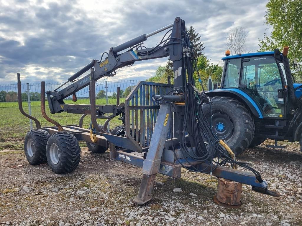Vreten HVV9,0 / 6,5-40 Remorque forestière avec grue