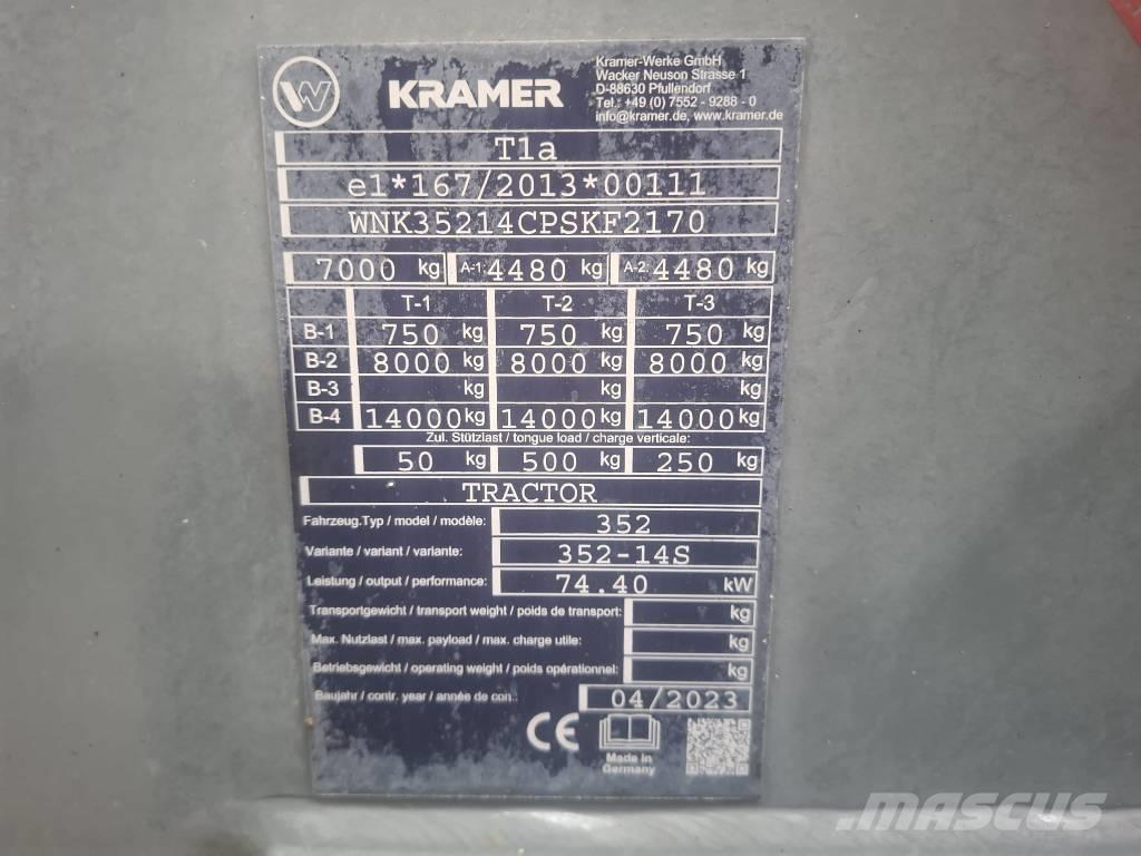 Kramer 8115 Chargeuse sur pneus