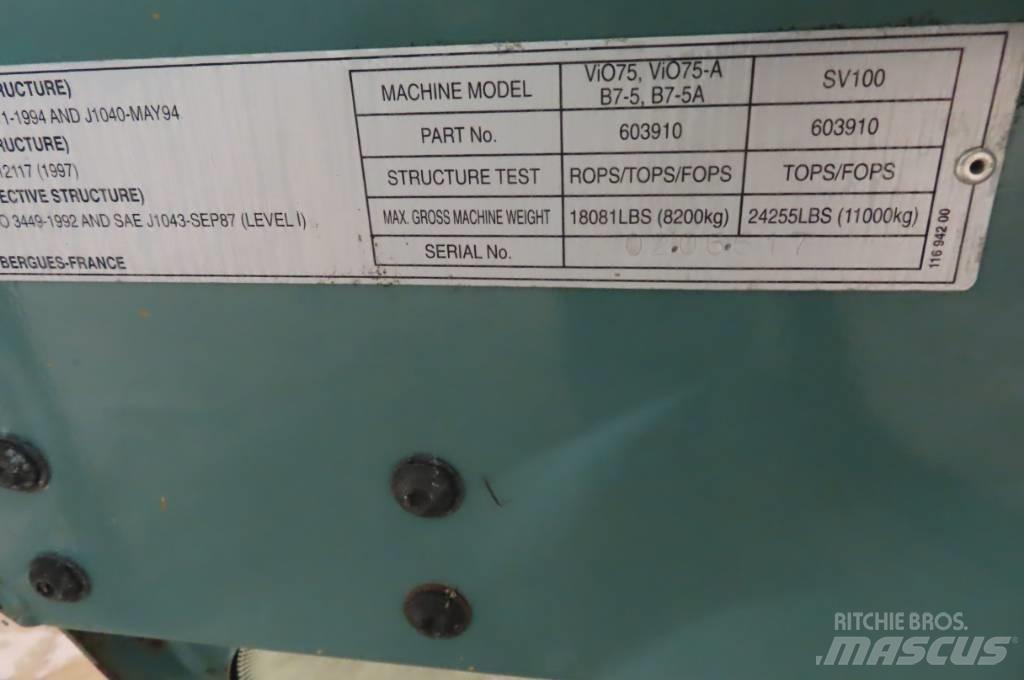 Yanmar Vio 75 Cabine