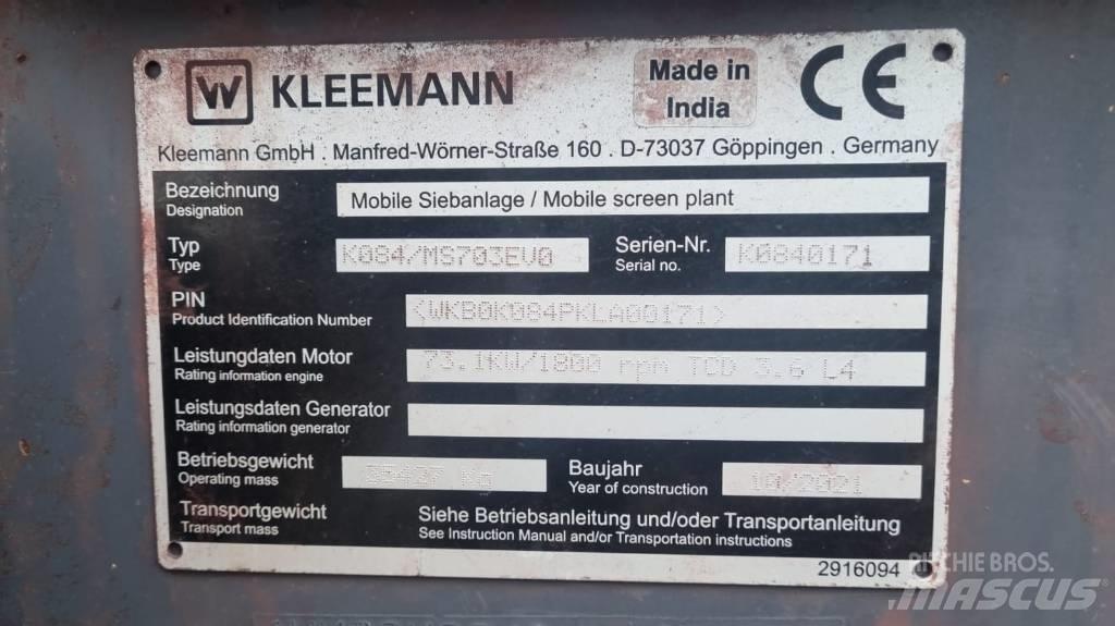 Kleemann MS 703 EVO Cribles mobile