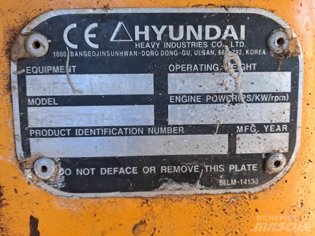 Hyundai HL 757 TM-9 Chargeuse sur pneus