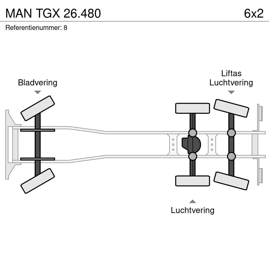 MAN TGX 26.480 Châssis cabine