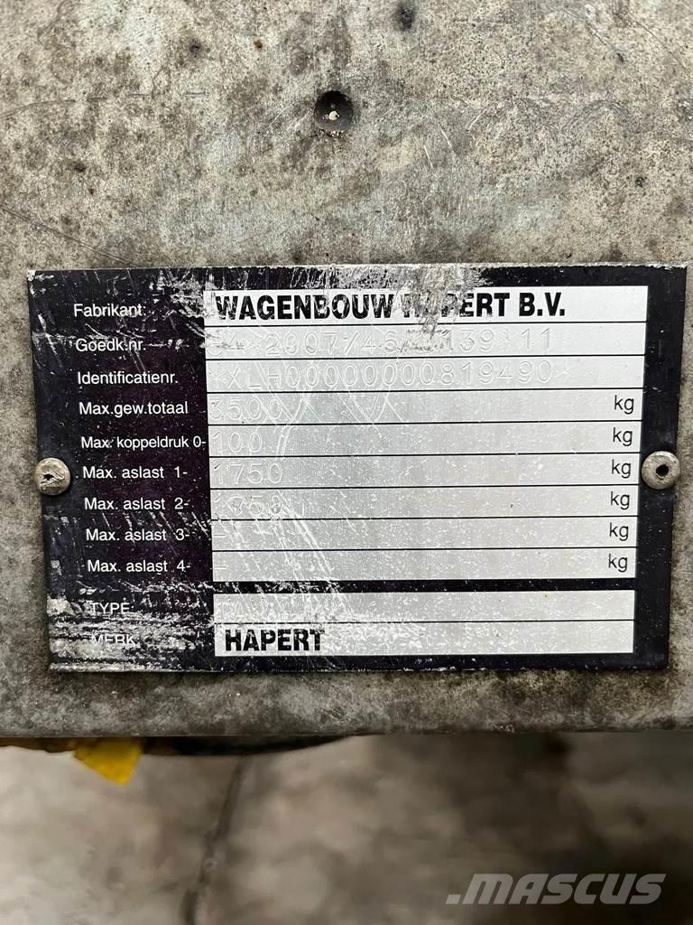 Hapert LF2 Remorque porte engin