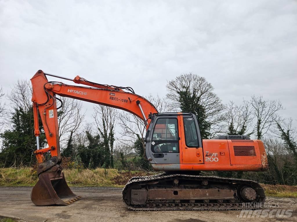 Hitachi ZX 200-1 A/C Pelle sur chenilles
