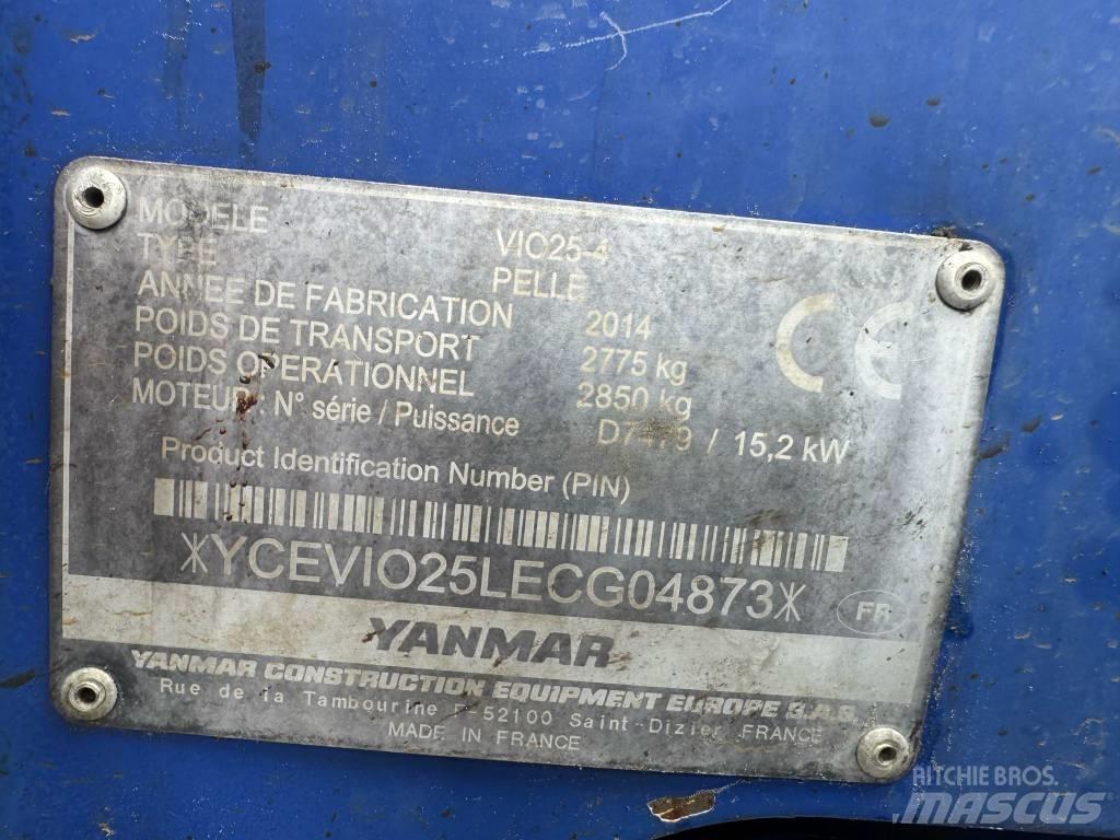 Yanmar Vio 25-4 Mini pelle < 7t