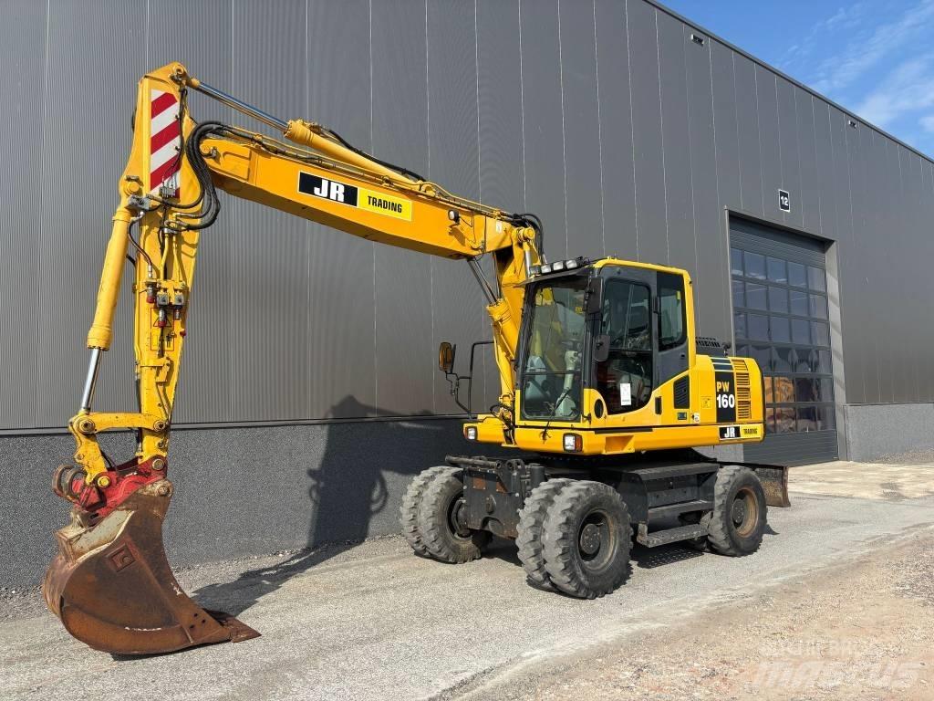 Komatsu PW 160 Pelle sur pneus