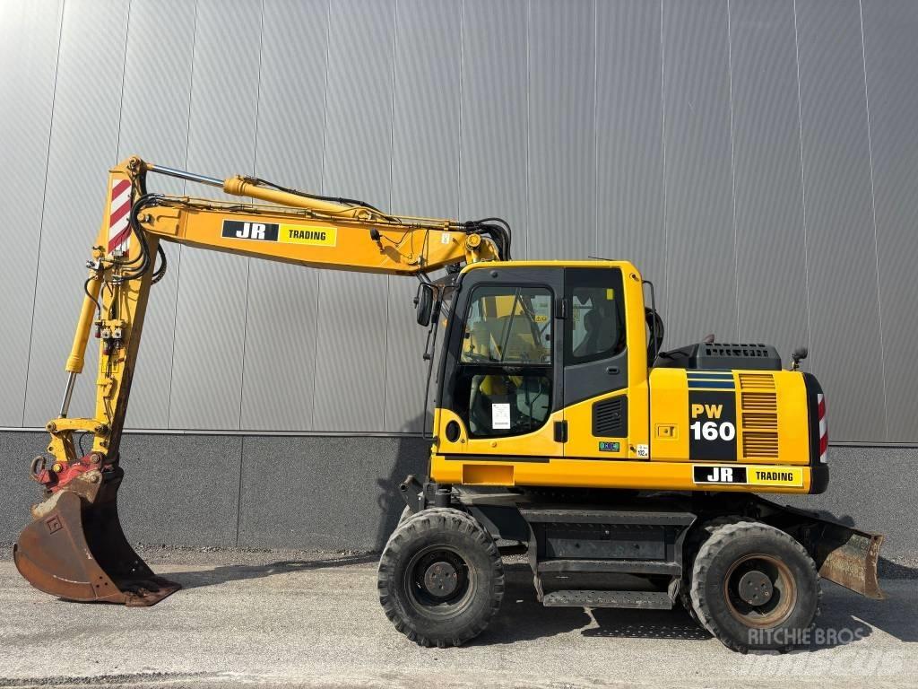 Komatsu PW 160 Pelle sur pneus