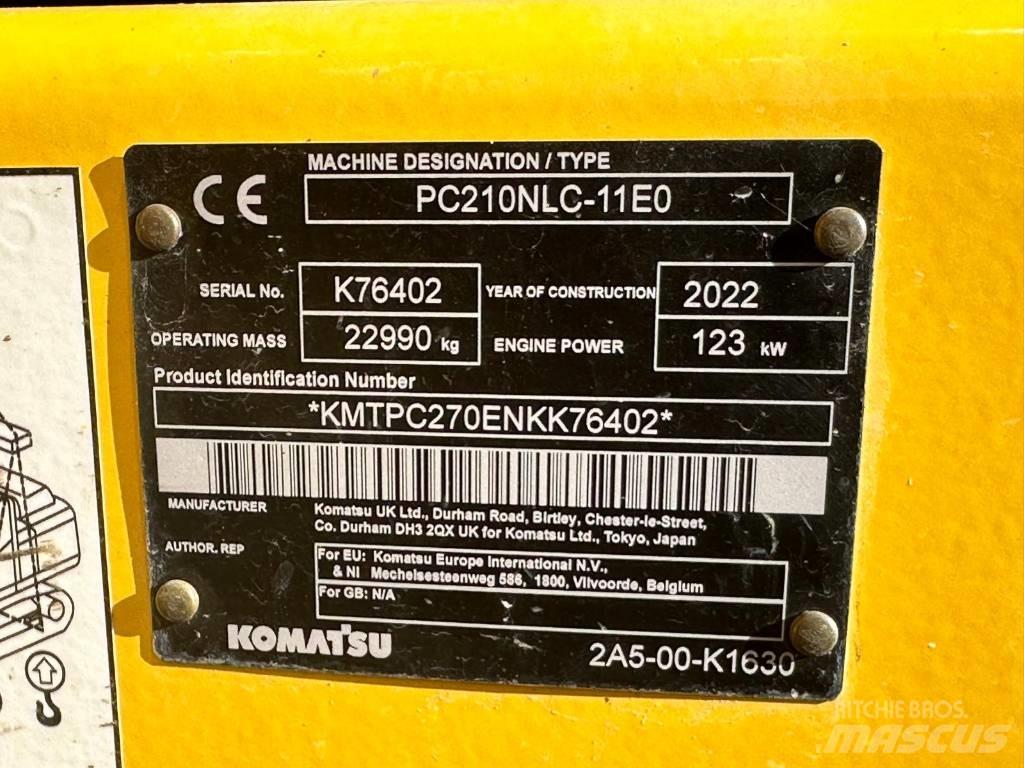 Komatsu PC 210 NLC Pelle sur chenilles