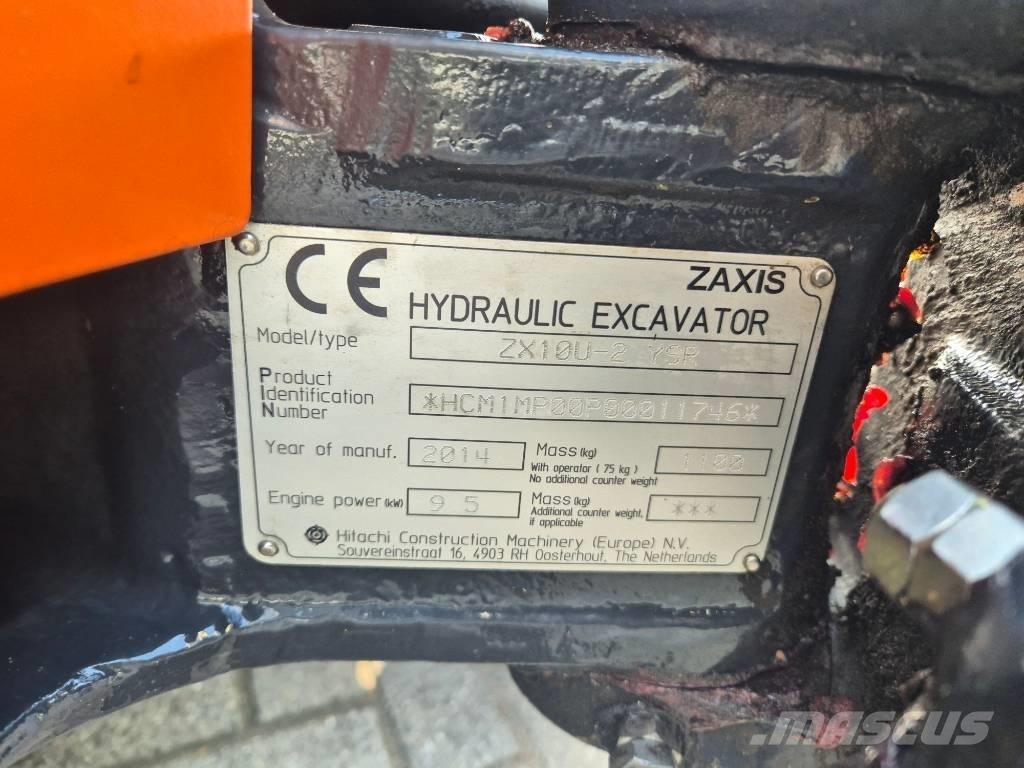 Hitachi ZX 10 U-2 Mini pelle < 7t