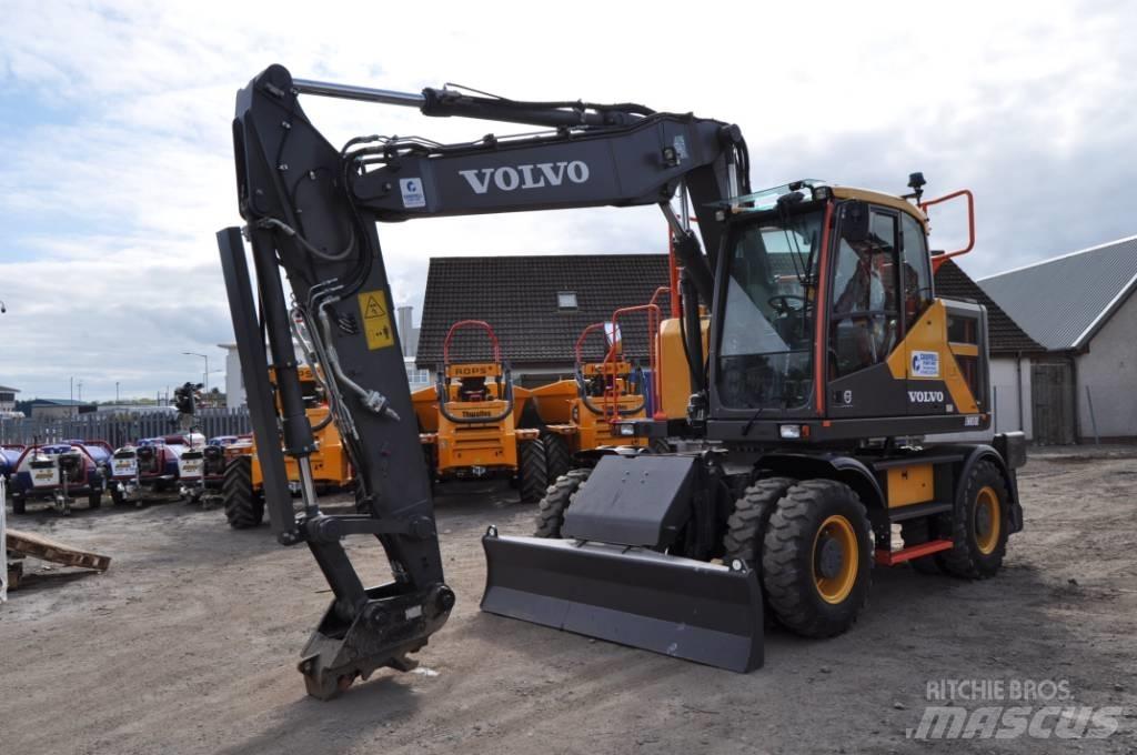 Volvo EWR 170 Pelle sur pneus