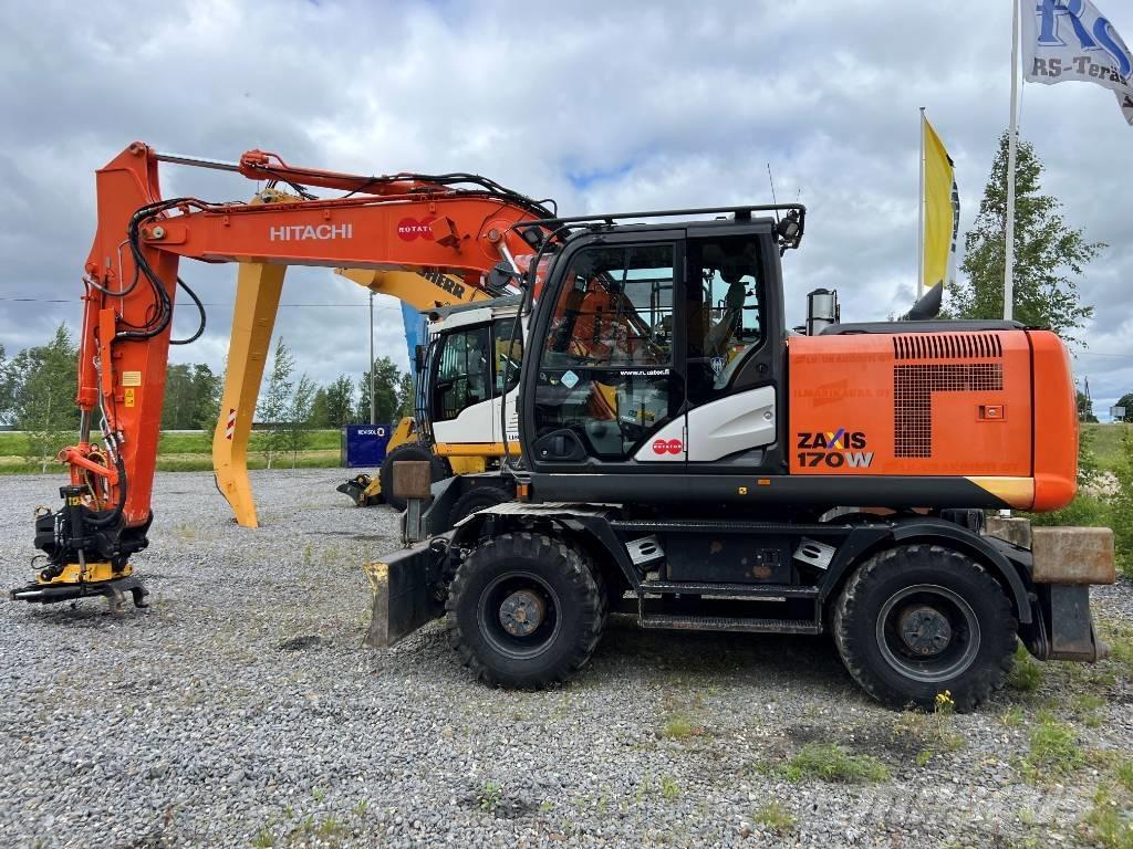 Hitachi ZX 170W-5B Pelle sur pneus