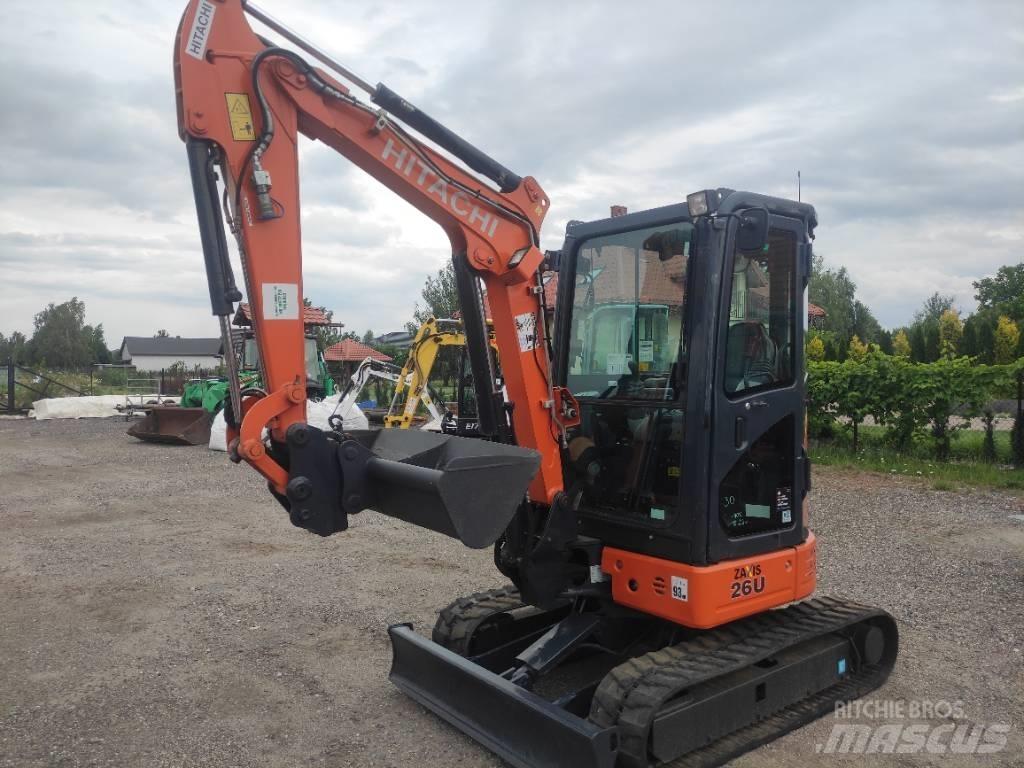 Hitachi ZX 26 U-6 Mini pelle < 7t