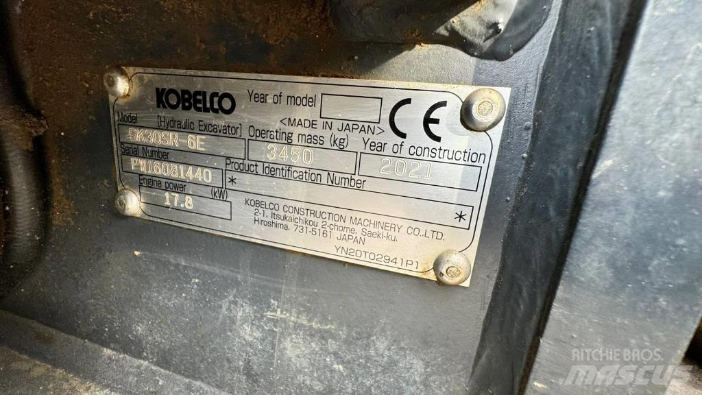 Kobelco SK 30 SR-6E Mini pelle < 7t