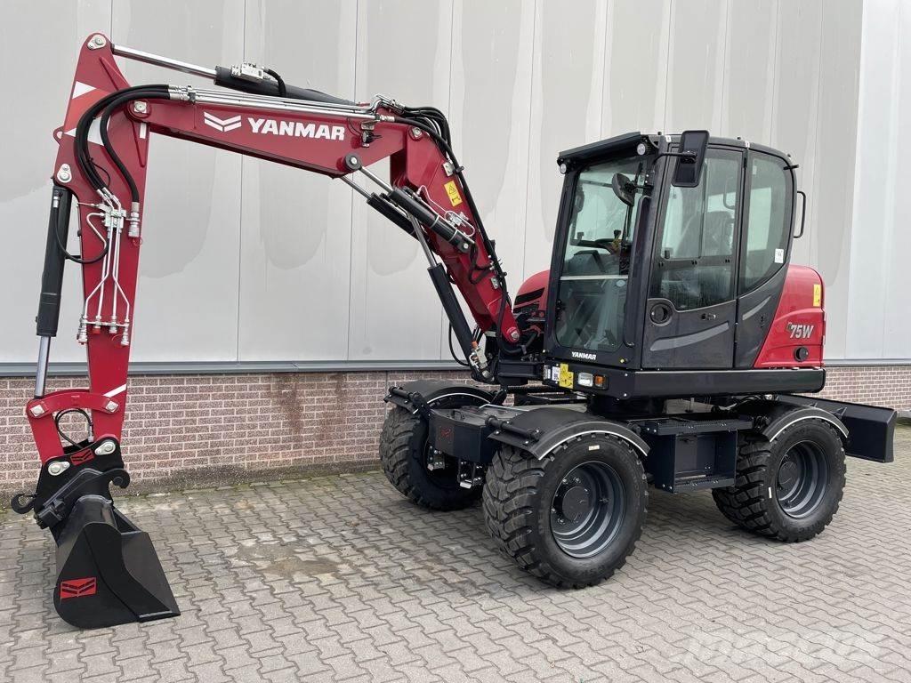 Yanmar B75W Pelle sur pneus