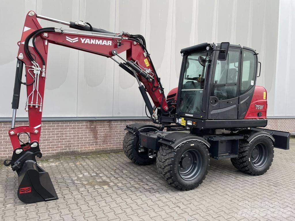 Yanmar B75W Pelle sur pneus