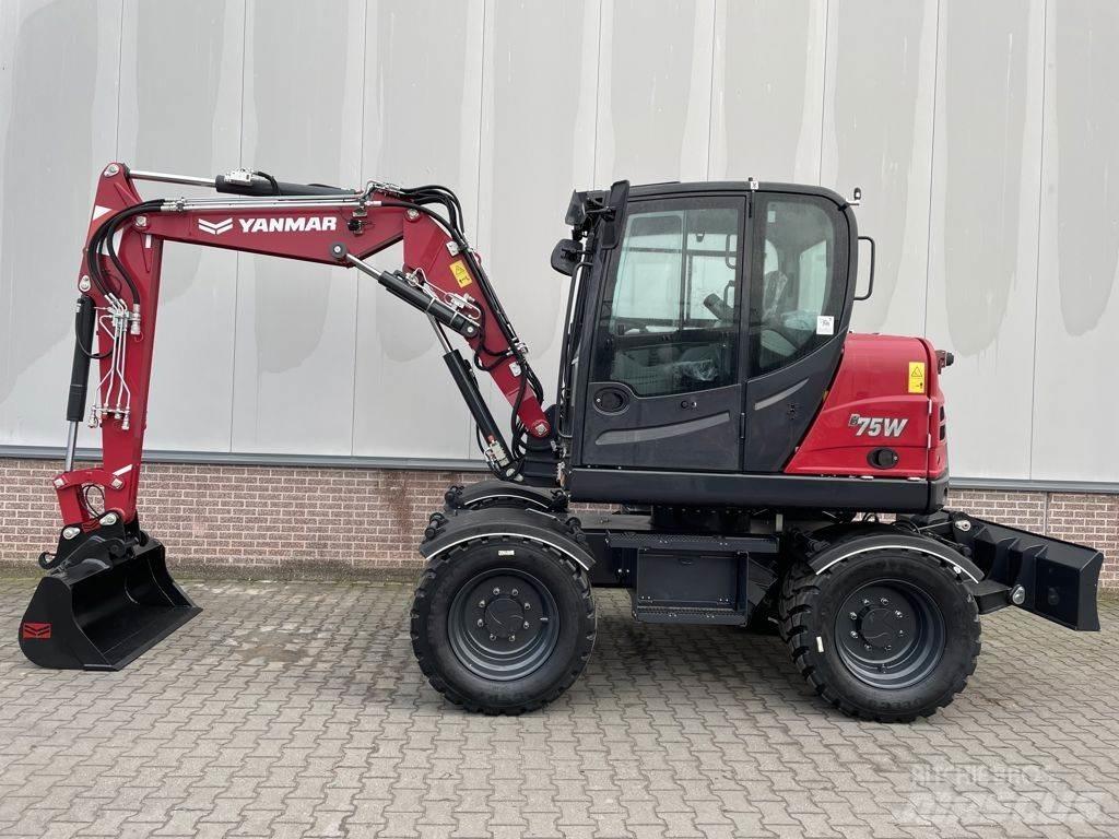 Yanmar B75W Pelle sur pneus